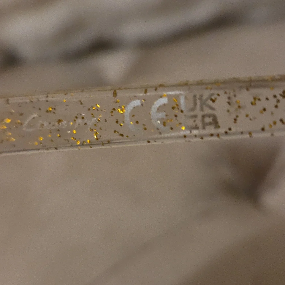 Circus-NY Stylish Gold Sparkle -Tinted Women's Sunglasses - Picture 7 of 10